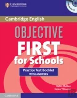 Bertrand.pt - Objective First For Schools Practice Test Booklet With Answers And Audio Cd