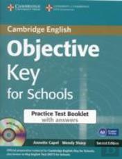 Objective Key For Schools Practice Test Booklet With Answers With Audio Cd