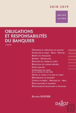 Bertrand.pt - Obligations Et Responsabilités Du Banquier (Édition 2018/2019)