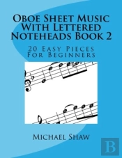 Oboe Sheet Music With Lettered Noteheads Book 2