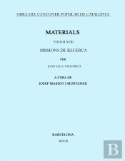 Obra Del Cançoner Popular De Catalunya. Volum Xviii