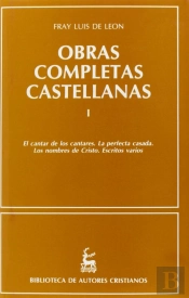 Obras Completas Castellanas De Fray Luis De Leon. (T.1)