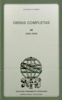 Obras Completas - Volume III (1916-1918)