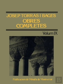 Bertrand.pt - Obres Completes De Josep Torras I Bages, Volum Ix