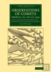 Observations Of Comets From Bc 611 To Ad 1640