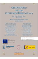 Observatorio De Los Contratos Públicos 2019 (Papel + E-Book)