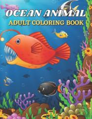 Ocean Animal Adult Coloring Book