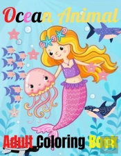 Ocean Animal Adult Coloring Book