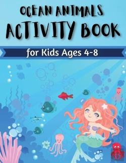 Bertrand.pt - Ocean Animals Activity Book For Kids Ages 4-8