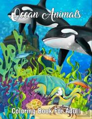 Ocean Animals Coloring Book For Adult