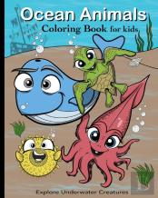 Ocean Animals Coloring Book For Kids