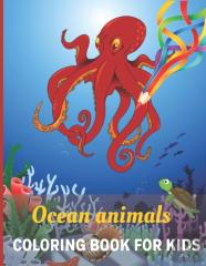 Ocean Animals Coloring Book For Kids