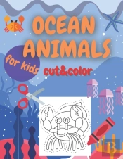 Ocean Animals Cut And Color For Kids