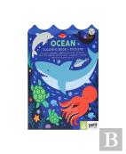 Ocean Coloring Book + Stickers