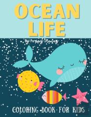 Ocean Life Coloring Book For Kids