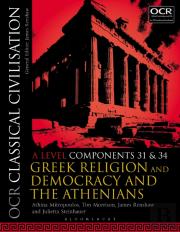 Ocr Classical Civilisation A Level Components 31 And 34