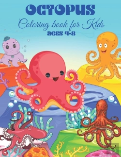 Bertrand.pt - Octopus Coloring Book For Kids Ages 4-8
