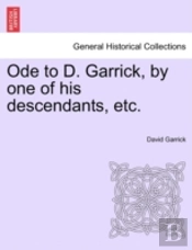 Ode To D. Garrick, By One Of His Descend