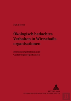 Bertrand.pt - Oekologisch Bedachtes Verhalten In Wirtschaftsorganisationen