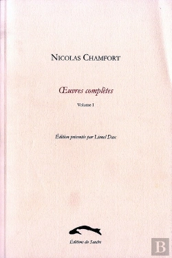 Bertrand.pt - Oeuvres Complètes De Nicolas Chamfort Tome 1