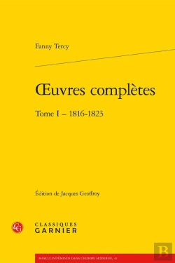 Bertrand.pt - Oeuvres Complètes Tome 1 : 1816-1823