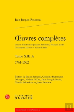 Bertrand.pt - Oeuvres Complètes Tome 13 A : 1761-1762