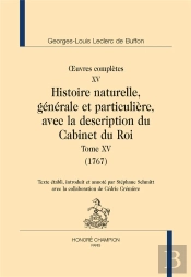 Oeuvres Complètes Tome 15 ; Histoire Naturelle Tome 15