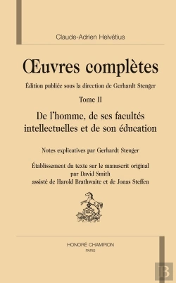 Bertrand.pt - Oeuvres Complètes Tome 2 ; De L'Homme, De Ses Facultés Intellectuelles Et De Son Éducation