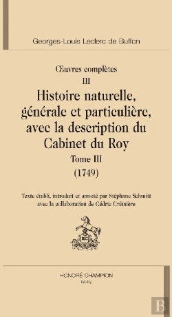 Bertrand.pt - Oeuvres Complètes Tome 3 ; Histoire Naturelle Tome 3