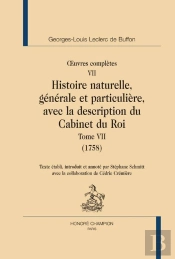 Oeuvres Complètes Tome 7 ; Histoire Naturelle Tome 7