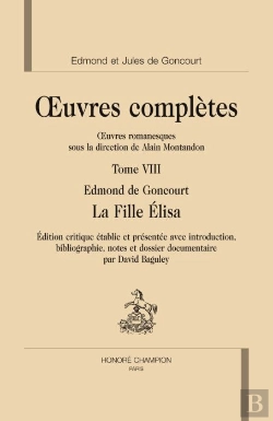 Bertrand.pt - Oeuvres Complètes Tome 8 ; La Fille Elisa