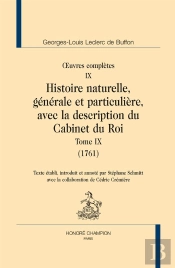 Oeuvres Complètes Tome 9 ; Histoire Naturelle Tome 9
