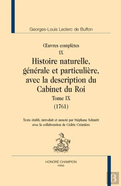 Bertrand.pt - Oeuvres Complètes Tome 9 ; Histoire Naturelle Tome 9