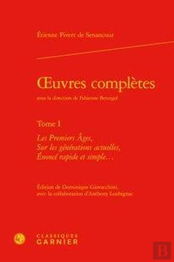 Bertrand.pt - Oeuvres Completes. Tome I - Les Premiers Ages, Sur Les Generations Actuelles, En - Les Premiers Ages