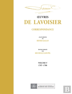 Bertrand.pt - Oeuvres De Lavoisier : Correspondance, Volume V (1787-1788)