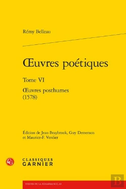 Bertrand.pt - Oeuvres Poetiques. Tome Vi - Oeuvres Posthumes (1578)