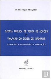 Oferta Pública de Venda de Acções e Violação do Dever de Informar