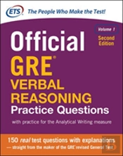 Official Gre Verbal Reasoning Practice Questions, Second Edition, Volume 1