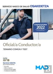 Oficial/A Conductor/A Osakidetza Servicio Vasco De Salud.