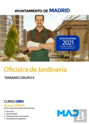 Oficial/A De Jardineria Del Ayuntamiento De Madrid. Temario