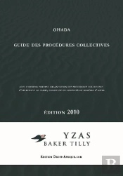 Ohada ; Guide Des Procédures Collectives (Édition 2010)