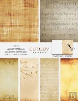 Bertrand.pt - Old Aged Vintage Decorative Craft Paper