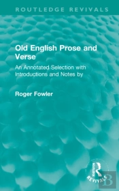 Old English Prose And Verse
