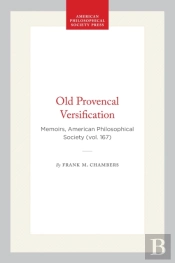 Old Provencal Versification