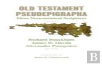 Old Testament Pseudepigrapha