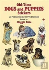 Old-Time Dogs And Puppies Stickers