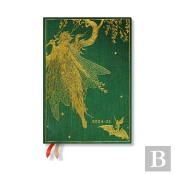 Olive Fairy (Langâ€™S Fairy Books) Midi 18-Month Horizontal Softcover Flexi Dayplanner 2025 (Elastic Band Closure)