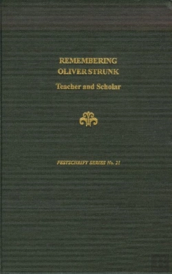 Bertrand.pt - Oliver Strunk, The Scholar And His Legacy