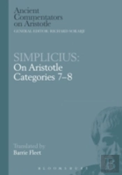 On Aristotle 'Categories 7-8'