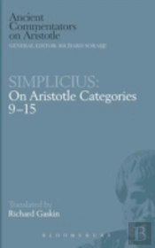 On Aristotle 'On Categories 9-15'